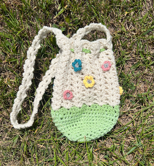 🌼 Pocket Full of Posies Crochet Crossbody Bag 🌿